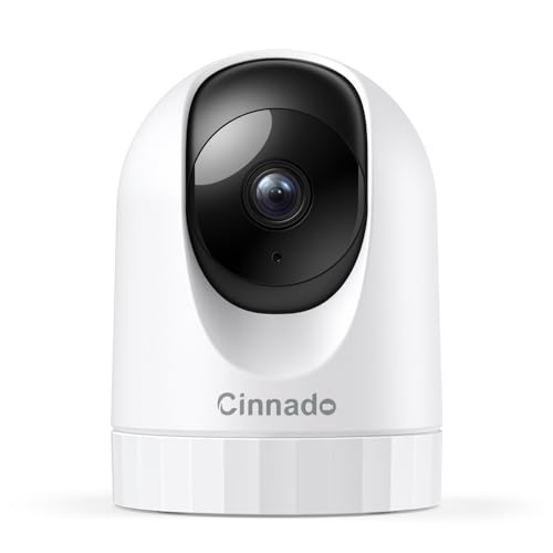 Cinnado 2K 360° Indoor Security Camera with Alexa