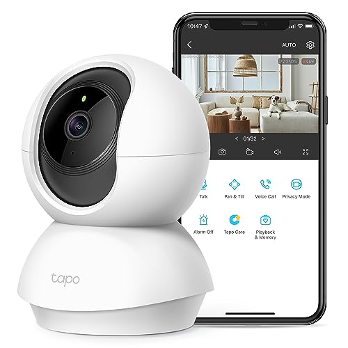 TP-Link Tapo C210 Pan/Tilt Security Camera, White