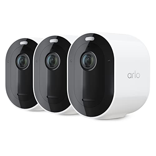 Arlo Pro 4 Spotlight : 3-Pack, Wire-Free Security Camera