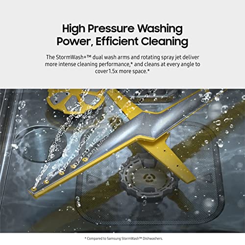 Samsung 24" Smart Dishwasher in Black Stainless Steel