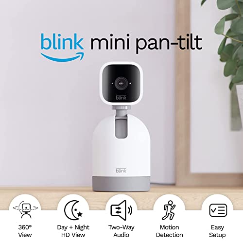 Blink Mini Pan-Tilt Camera | Indoor Smart Security Camera