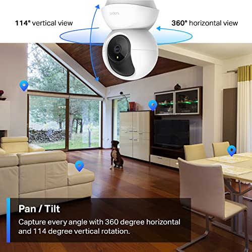 TP-Link Tapo C210 Pan/Tilt Security Camera, White