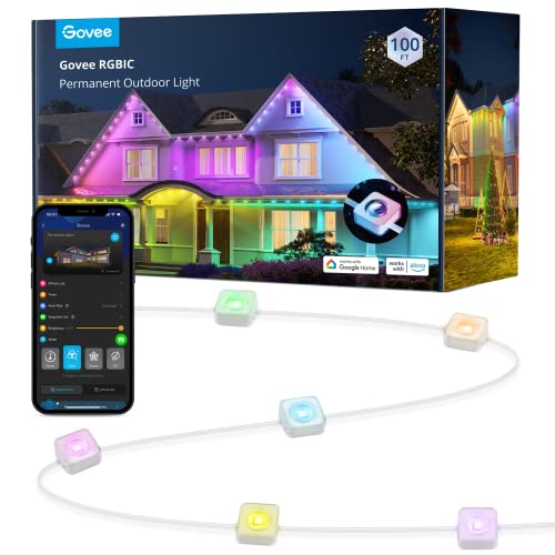 Govee Smart RGBIC Outdoor Lights with 75 Scene Modes