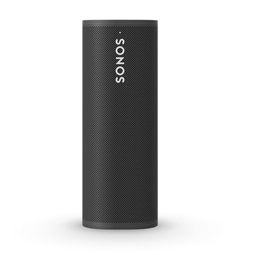 Black Sonos Roam Wireless Bluetooth Speaker