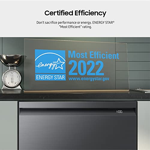 Samsung 24" Smart Dishwasher in Black Stainless Steel