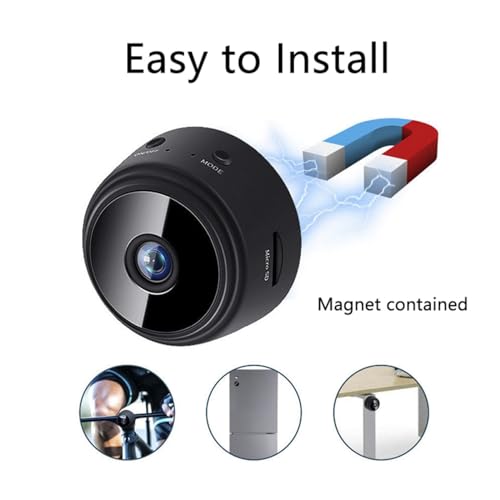 BVYY 1080P WiFi Hidden Spy Camera Mini Nanny