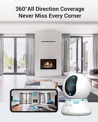 Blurams 2K 360° Pet Camera with Motion Tracking