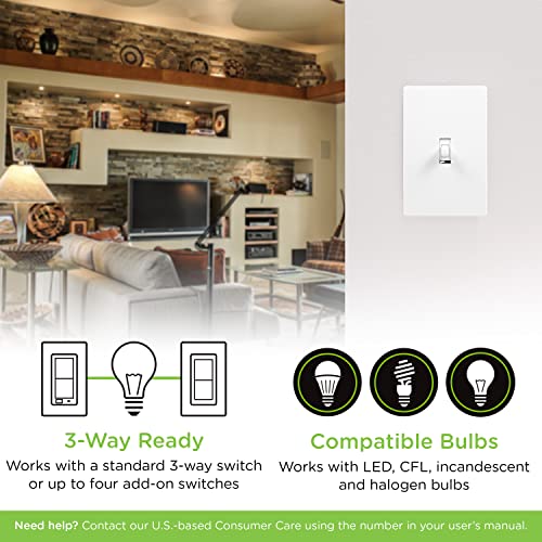 Enbrighten Z-Wave In-Wall Smart Light Switch for Smart Home