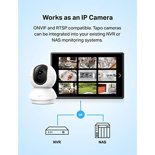 TP-Link Tapo C210 Pan/Tilt Security Camera, White