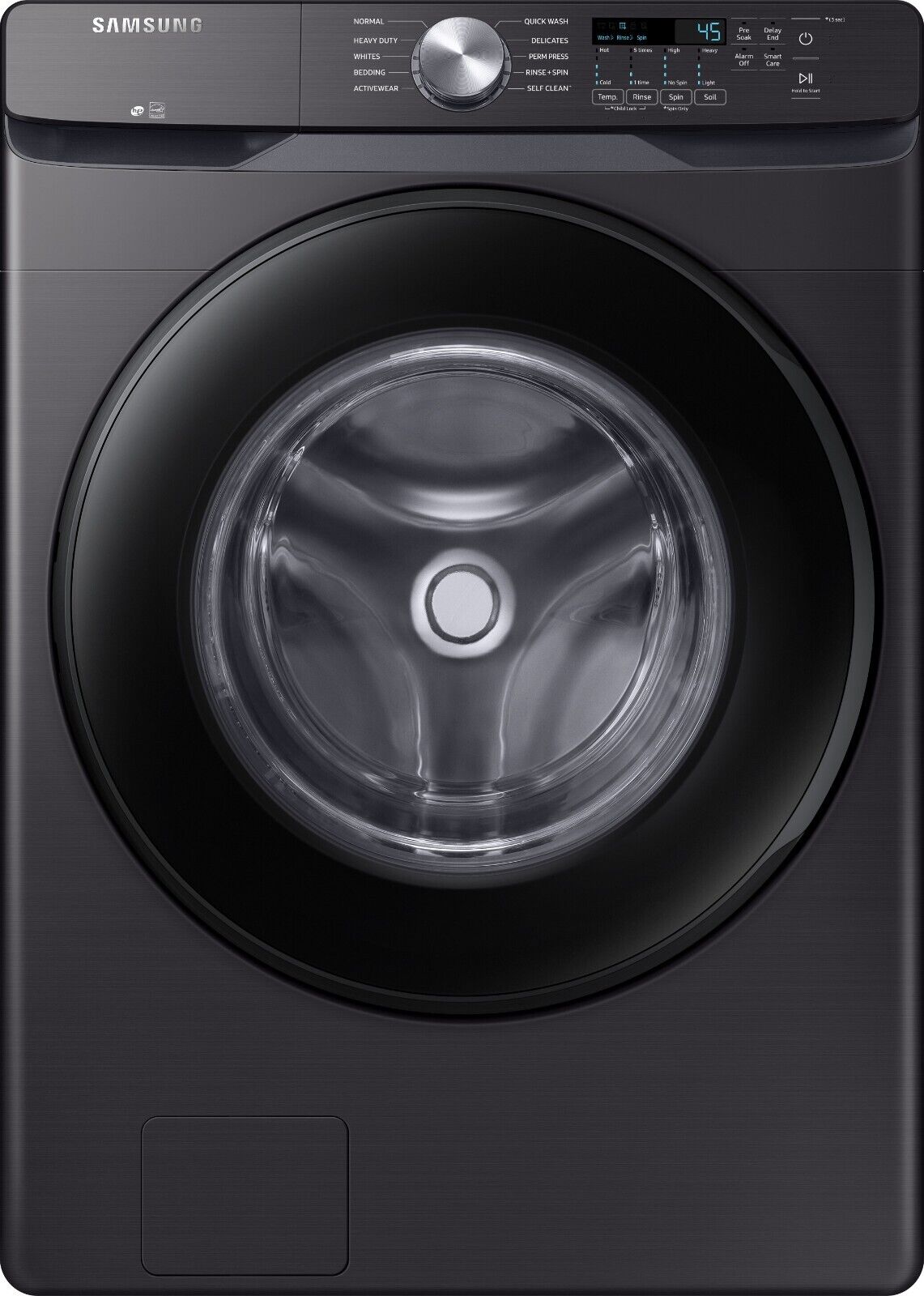 Samsung Black Front Load Washer and Gas Dryer Set