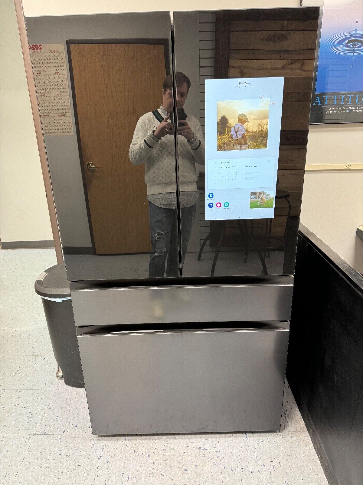Samsung BESPOKE Smart Refrigerator with Beverage Center & Hub