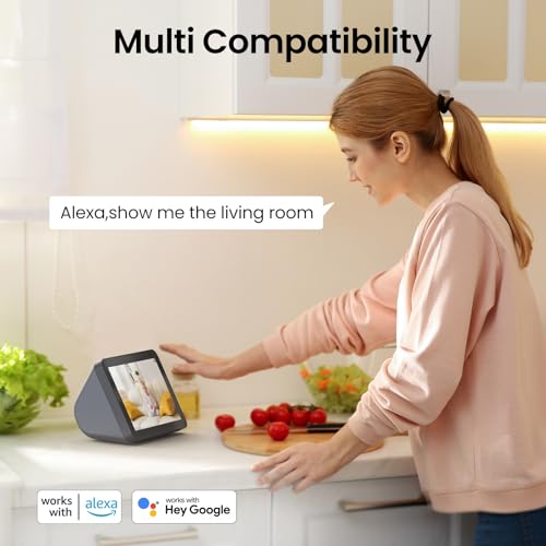 Cinnado 2K 360° Indoor Security Camera with Alexa