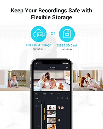 Blurams 2K 360° Pet Camera with Motion Tracking