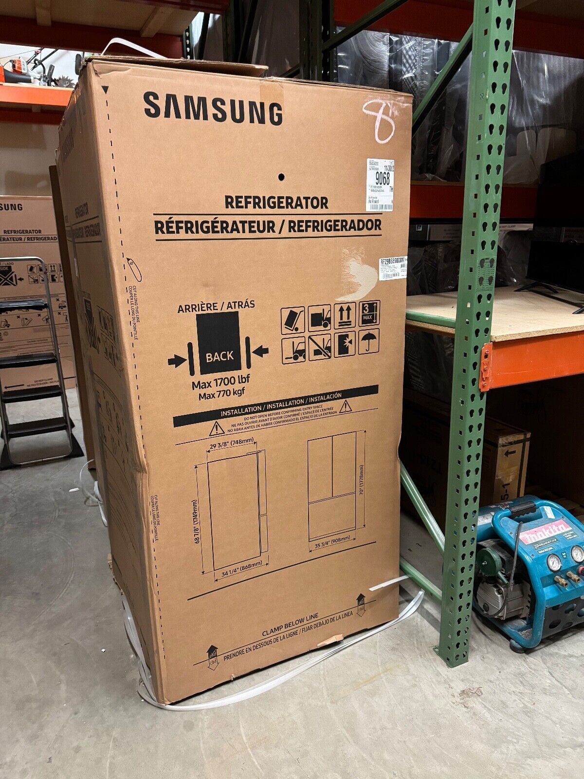 Samsung BESPOKE Smart Refrigerator with Beverage Center & Hub