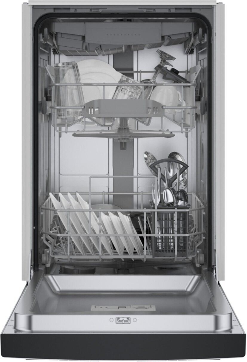 Bosch 300 Series 18" Black Smart Dishwasher