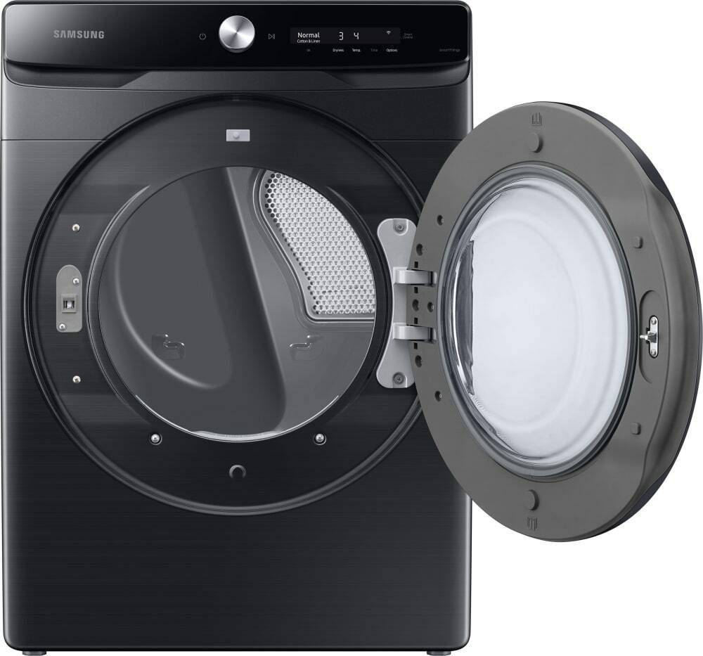 Samsung Washer & Electric Dryer Side-by-Side Black Stnls