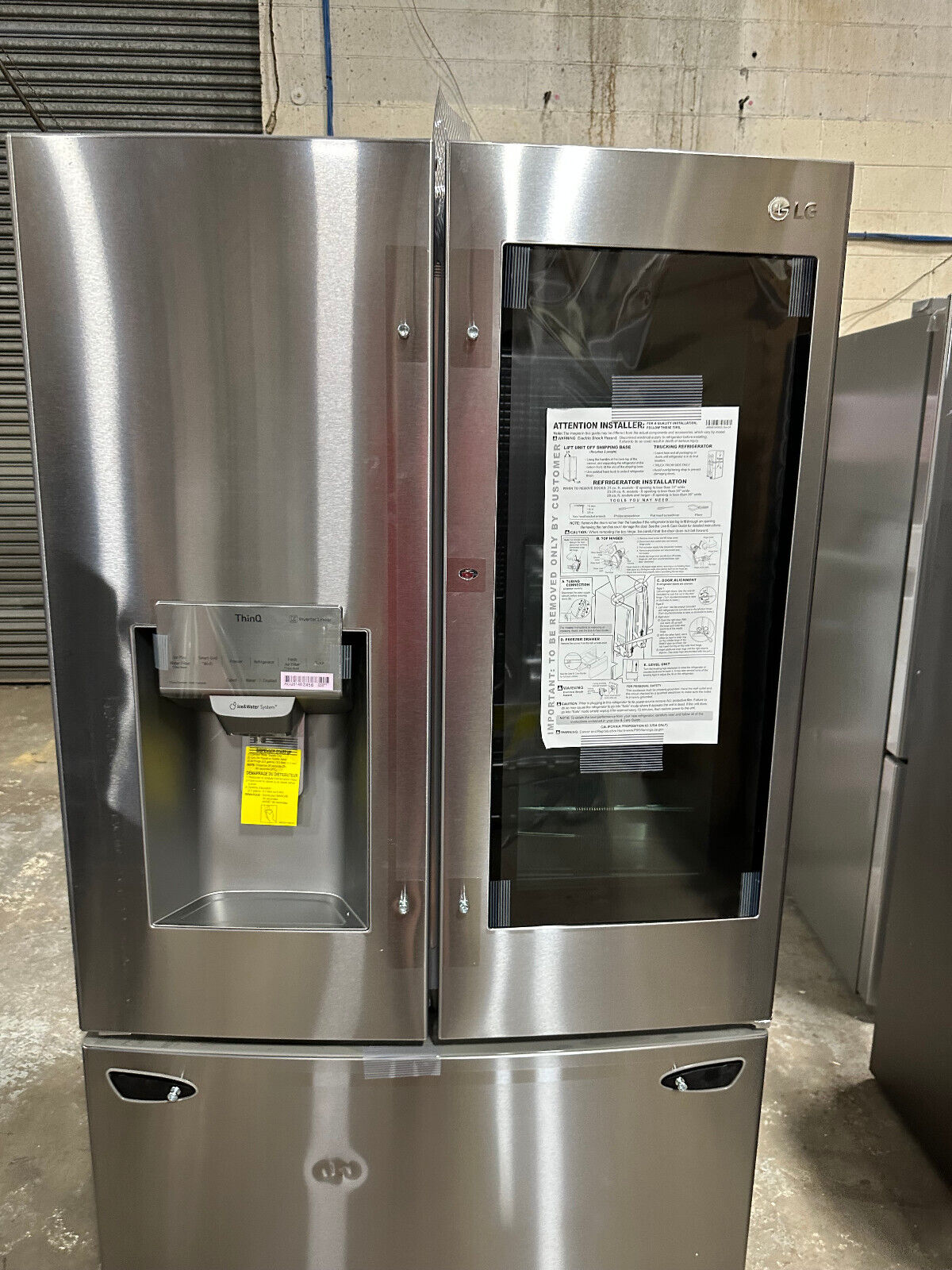 LG Smart French Door Refrigerator with InstaView Technology