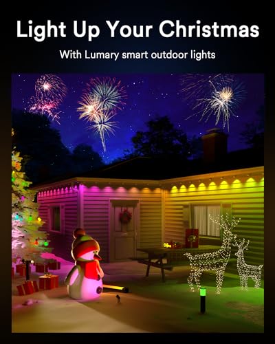 Lumary 56Ft Smart Landscape Lights, 6 Pack RGBAIWW