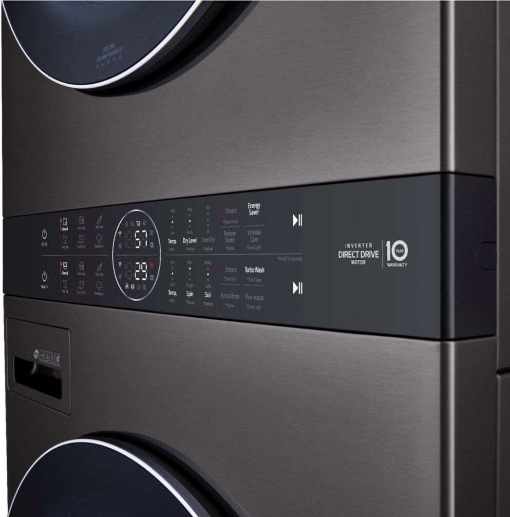 LG Smart Front Load Washer & Gas Dryer WashTower