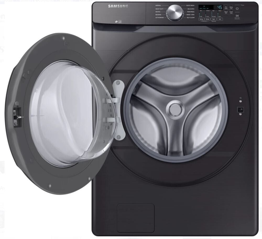 Samsung Black Front Load Washer and Gas Dryer Set