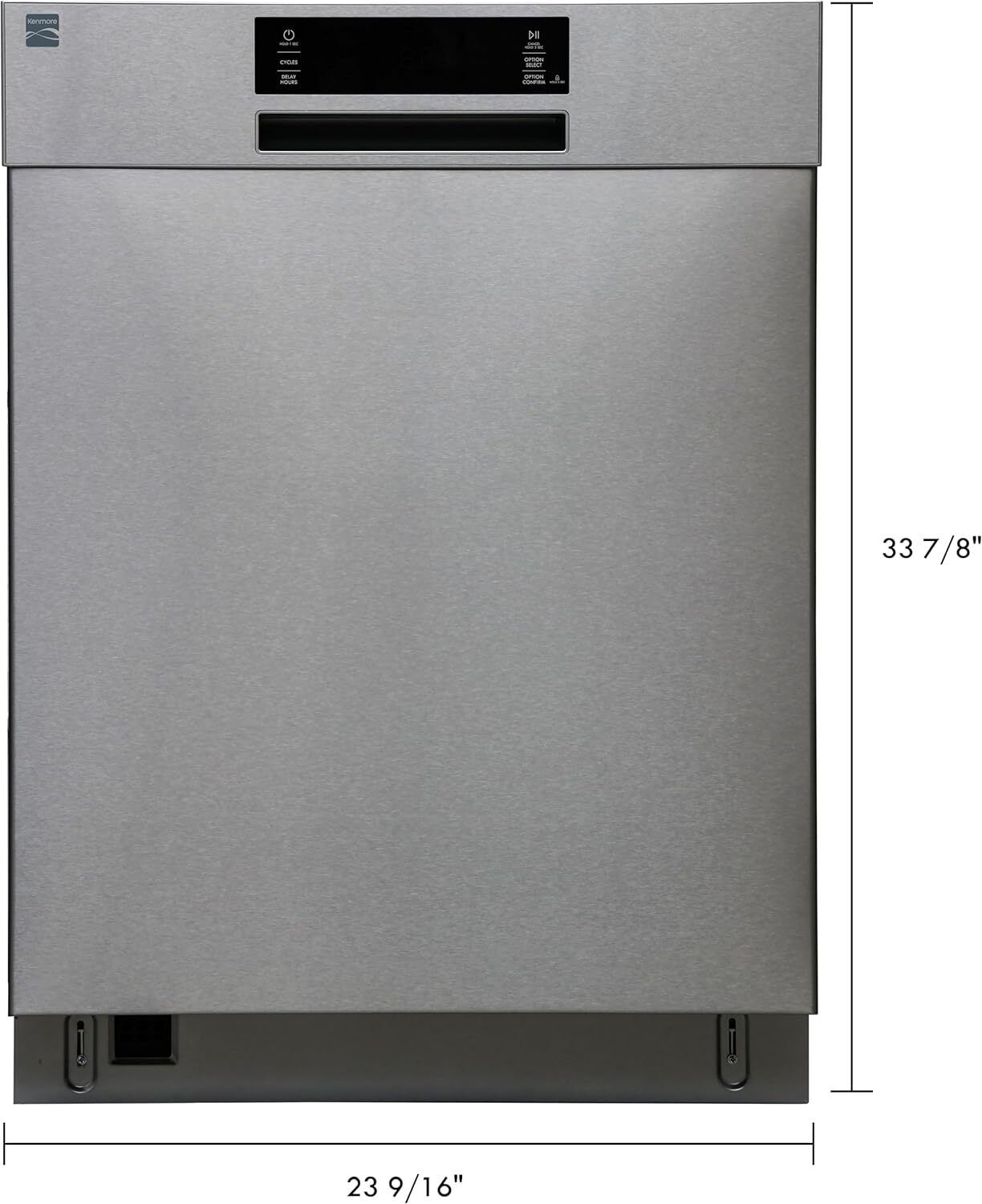 Kenmore 24" Smart Stainless Steel Dishwasher, Energy Star