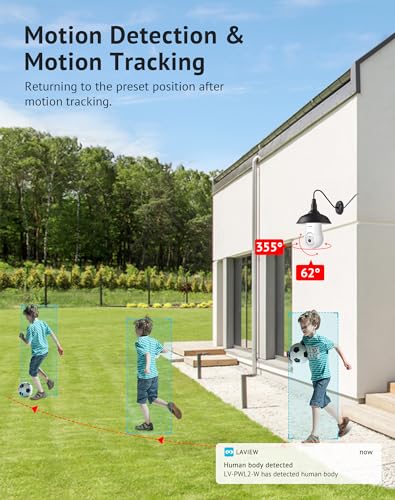 360° 2K Bulb Security Camera with Audible Alarm