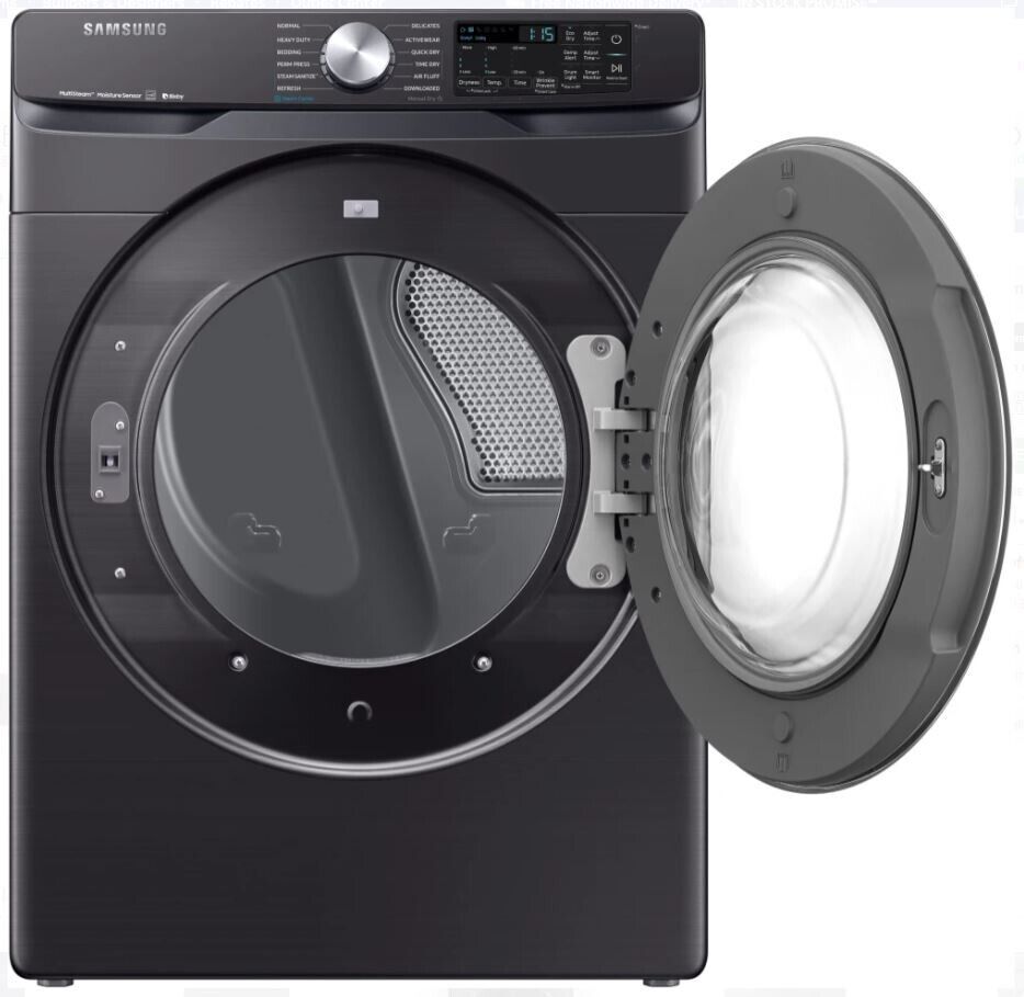 Samsung Black Front Load Washer and Gas Dryer Set