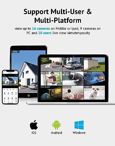 360° 2K Bulb Security Camera with Audible Alarm