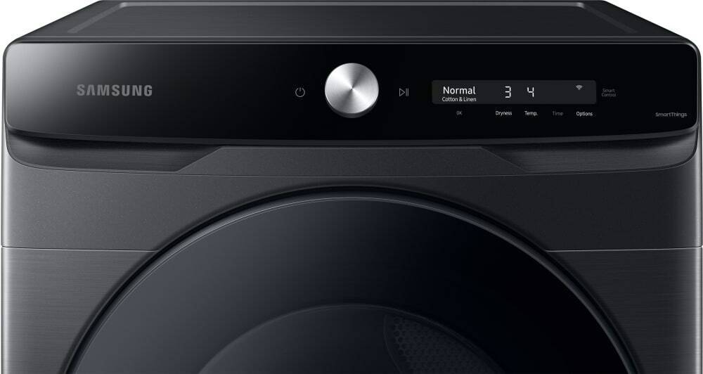 Samsung Washer & Electric Dryer Side-by-Side Black Stnls