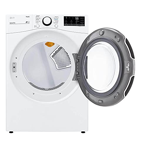 LG DLE3600W Smart Wi-Fi Enabled Front Load Dryer