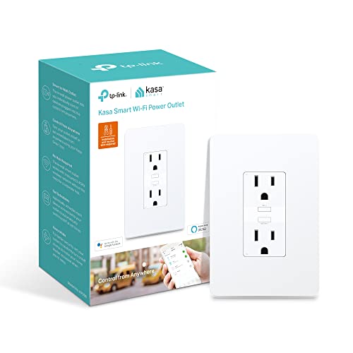 Kasa Smart Plug KP200 - In-Wall Wi-Fi Outlet