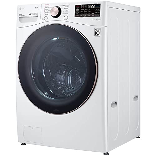 LG Smart Wi-Fi Enabled Front Load Washer (White)