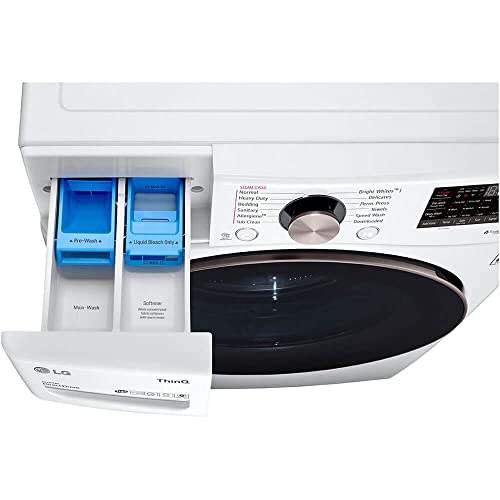 LG Smart Wi-Fi Enabled Front Load Washer (White)