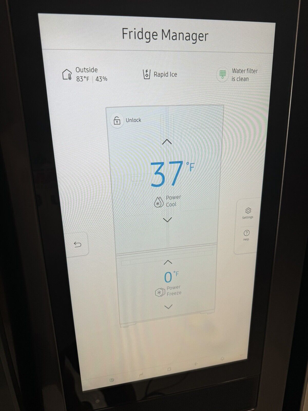 Samsung Smart Refrigerator with Family Hub - 26.5 cu. ft