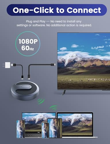 Portable Wireless HDMI Display Dongle for TV/Projector/Monitor