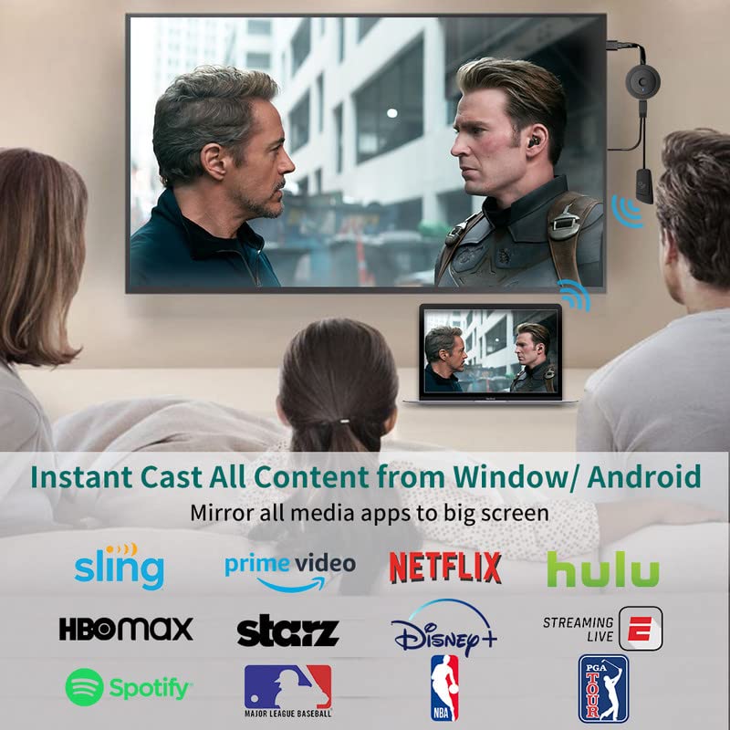 Wireless 4K HDMI Display Adapter for Multiple Devices