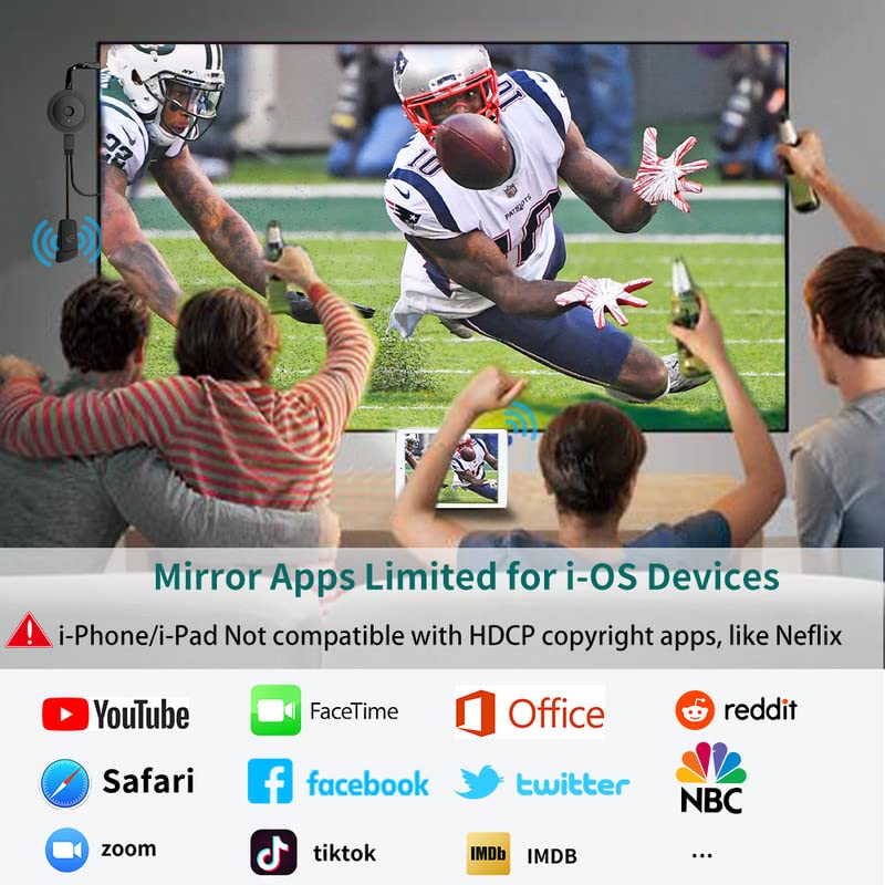 Wireless 4K HDMI Display Adapter for Multiple Devices