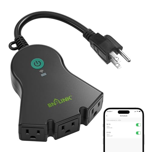 BN-LINK Smart WiFi Outdoor Outlet with Alexa & Google