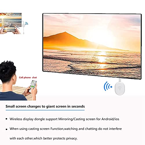 Wireless HDMI Display Dongle for TV and Mobile Devices