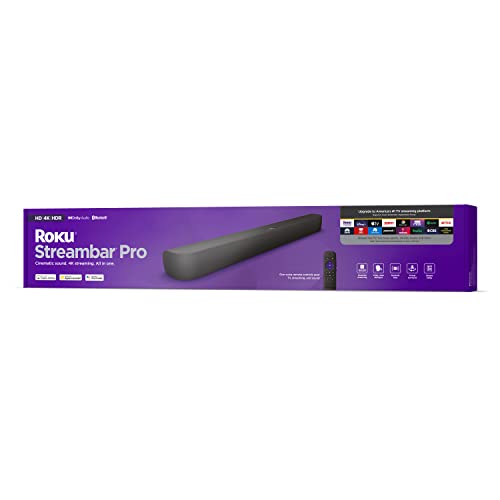 Roku Streambar Pro | 4K HDR Streaming & Soundbar
