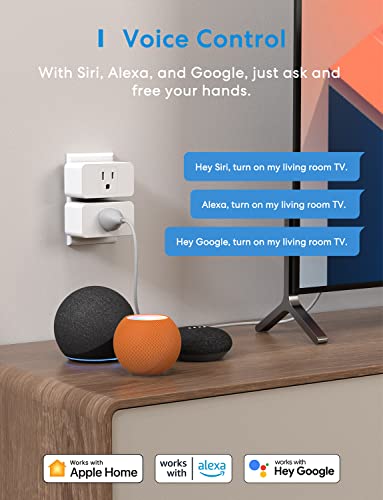 Meross Smart Plug Mini 15A, Wi-Fi, Apple HomeKit