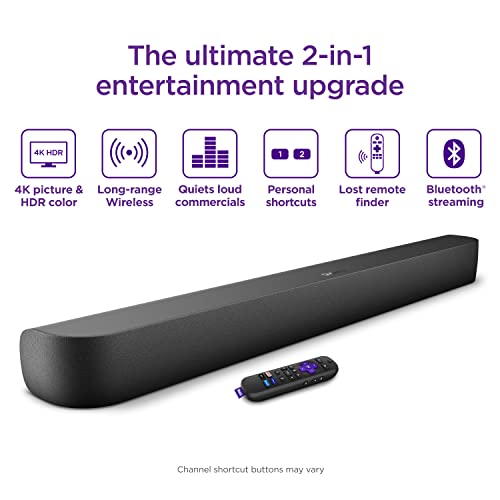 Roku Streambar Pro | 4K HDR Streaming & Soundbar