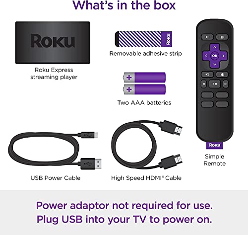 Roku Express: HD Streaming Device with Simple Remote