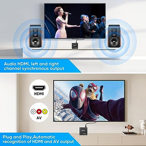 Black Mini 1080p Full-HD HDMI Media Player