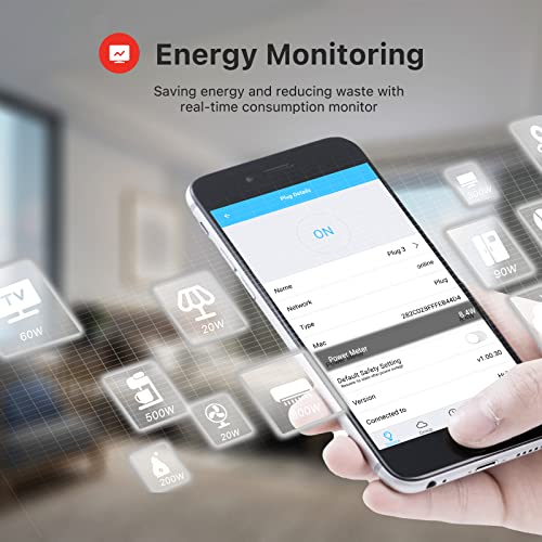 ZigBee Smart Plug 4-Pack with Energy Monitoring & Repeater