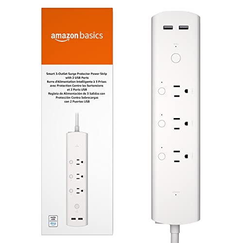 Smart Plug Power Strip with 3 Smart Outlets