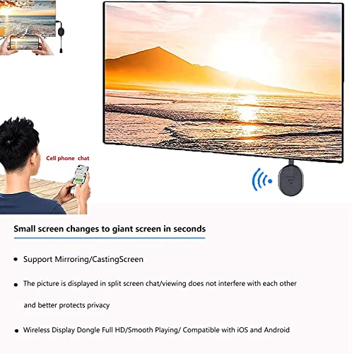 Wireless HDMI Display Dongle for TV and Mobile Devices