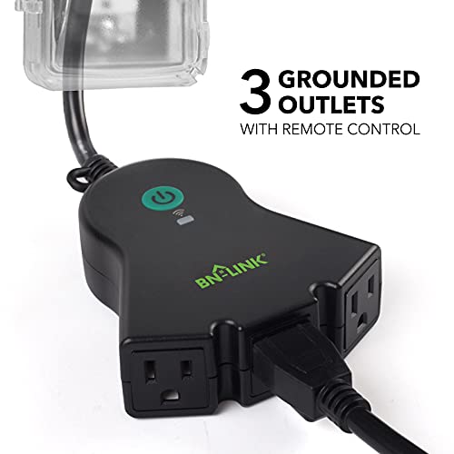 BN-LINK Smart WiFi Outdoor Outlet with Alexa & Google