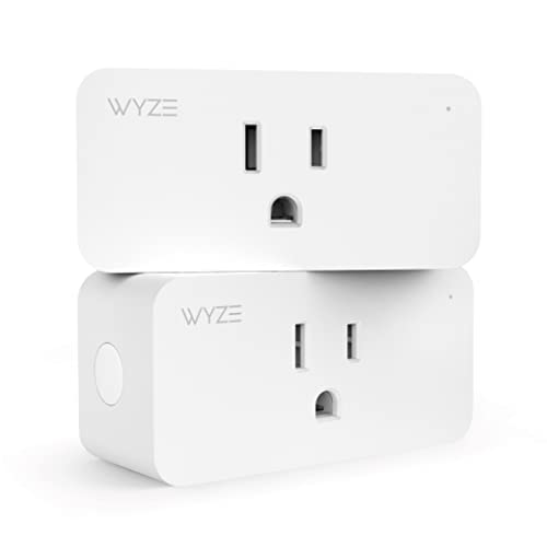 Dual Pack Wyze Smart Plug, Compatible with Alexa