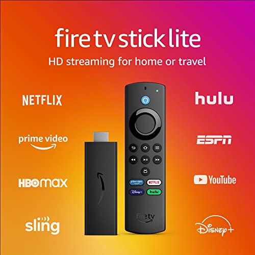 Fire TV Stick Lite with Alexa Voice Remote, HD streaming